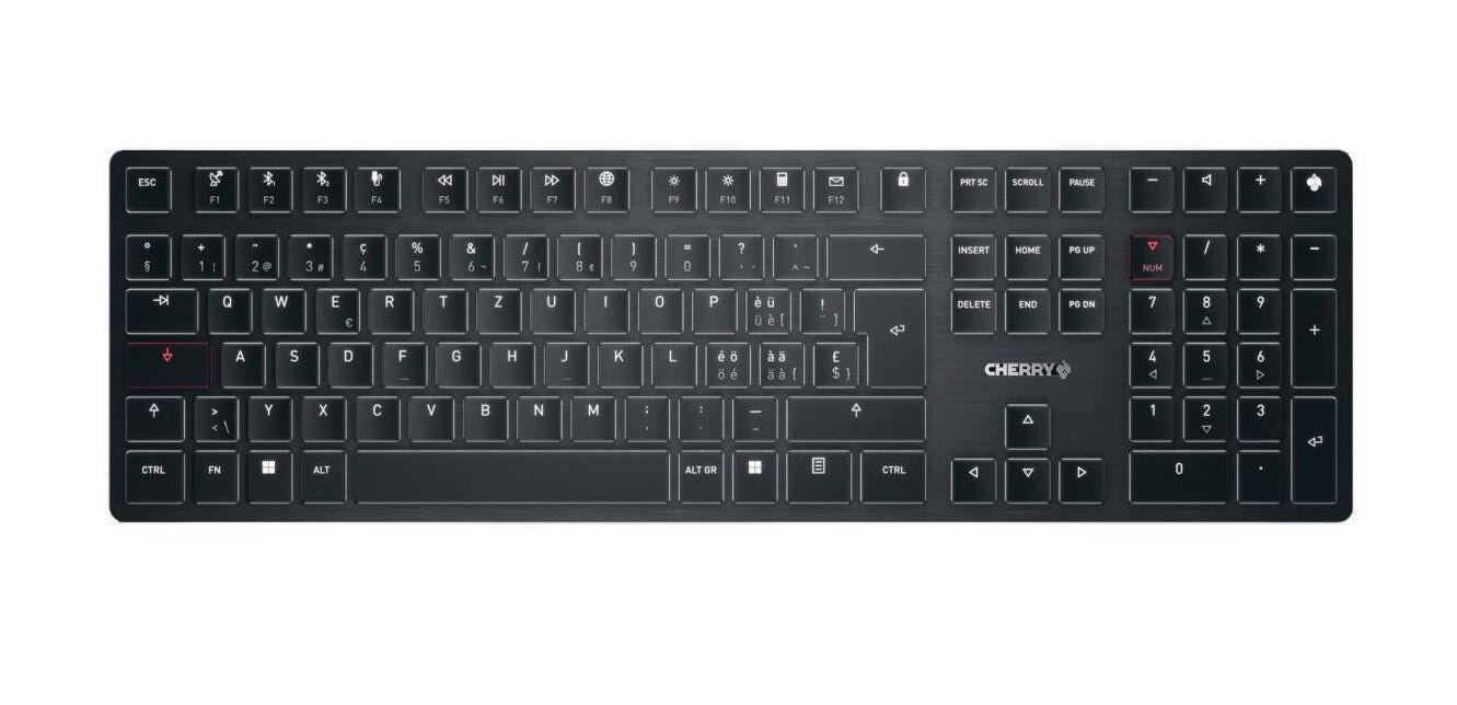 CHERRY KW X ULP keyboard Home/Office USB + RF Wireless + Bluetooth QWE - Image 1