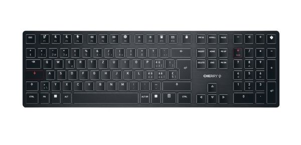 CHERRY KW X ULP keyboard Home/Office USB + RF Wireless + Bluetooth QWE