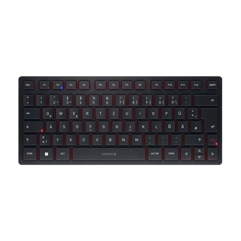 CHERRY KW 9200 MINI keyboard Universal USB + RF Wireless + Bluetooth QWERTY English Black - Image 1