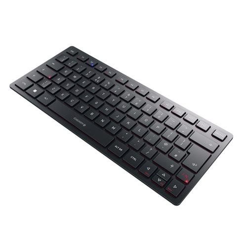 CHERRY KW 9200 MINI keyboard Universal USB + RF Wireless + Bluetooth QWERTY UK English Black - Image 1