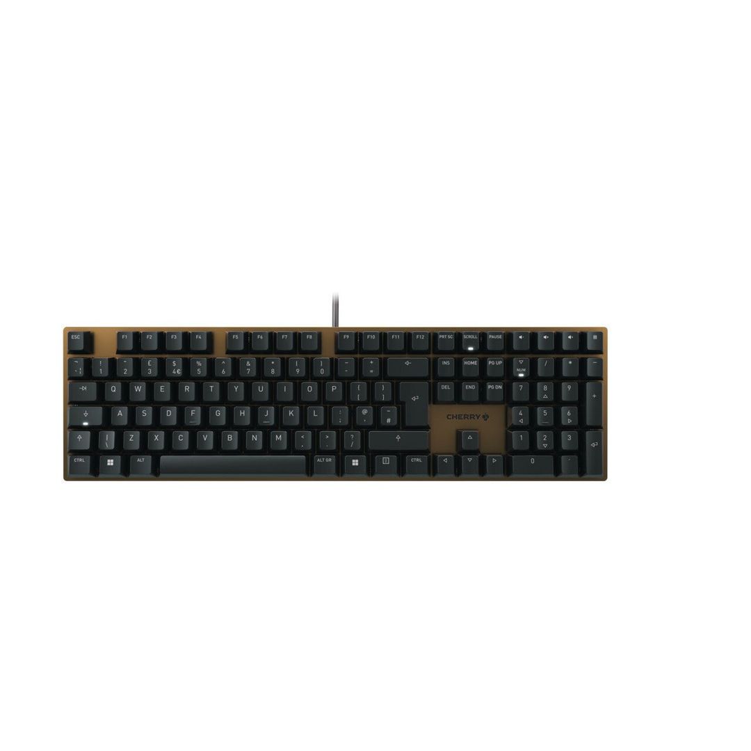 CHERRY KC 200 MX Full-size (100%) Wired USB Mechanical QWERTY Black Bronze - Image 1