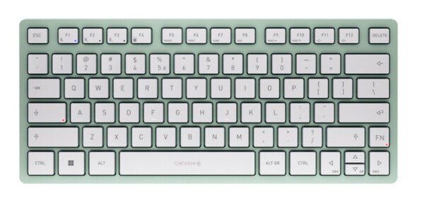 CHERRY KW 7100 MINI BT keyboard Universal Bluetooth QWERTY US International Mint colour - Image 1