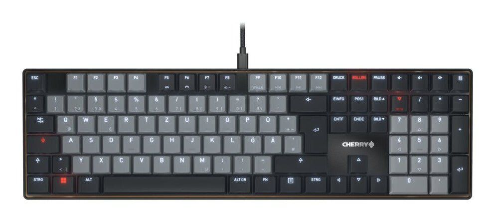 CHERRY KC 500 MX LP keyboard Home/Office USB QWERTY US English Black - Image 1