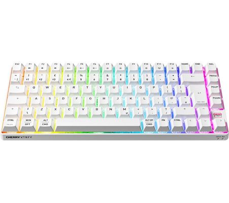 CHERRY XTRFY K33 RGB TKL Wireless Gaming Keyboard - White, White