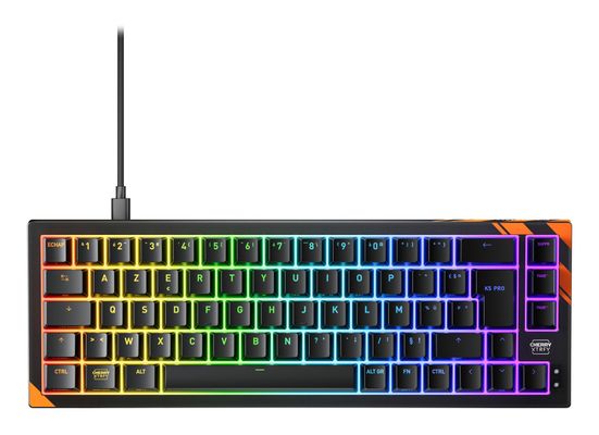 CHERRY K5 PRO TMR COMPACT keyboard Gaming USB AZERTY French Black. Ora