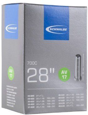 Schwalbe AV17 28"/700c Inner Tube 40mm Schrader AV Valve - Image 1