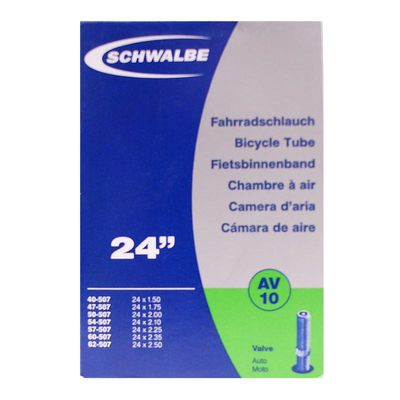 Schwalbe AV10 24" Inner Tube Schrader Valve