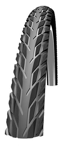 Schwalbe Silento 26x1.75 Wire Tyre SBC KGuard Black/Reflex - Thumbnail 2