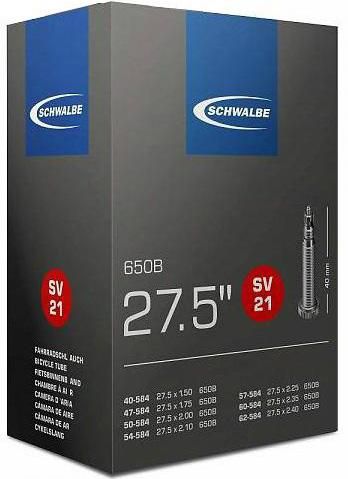 Schwalbe SV21 27.5" MTB Inner Tube Presta Valve