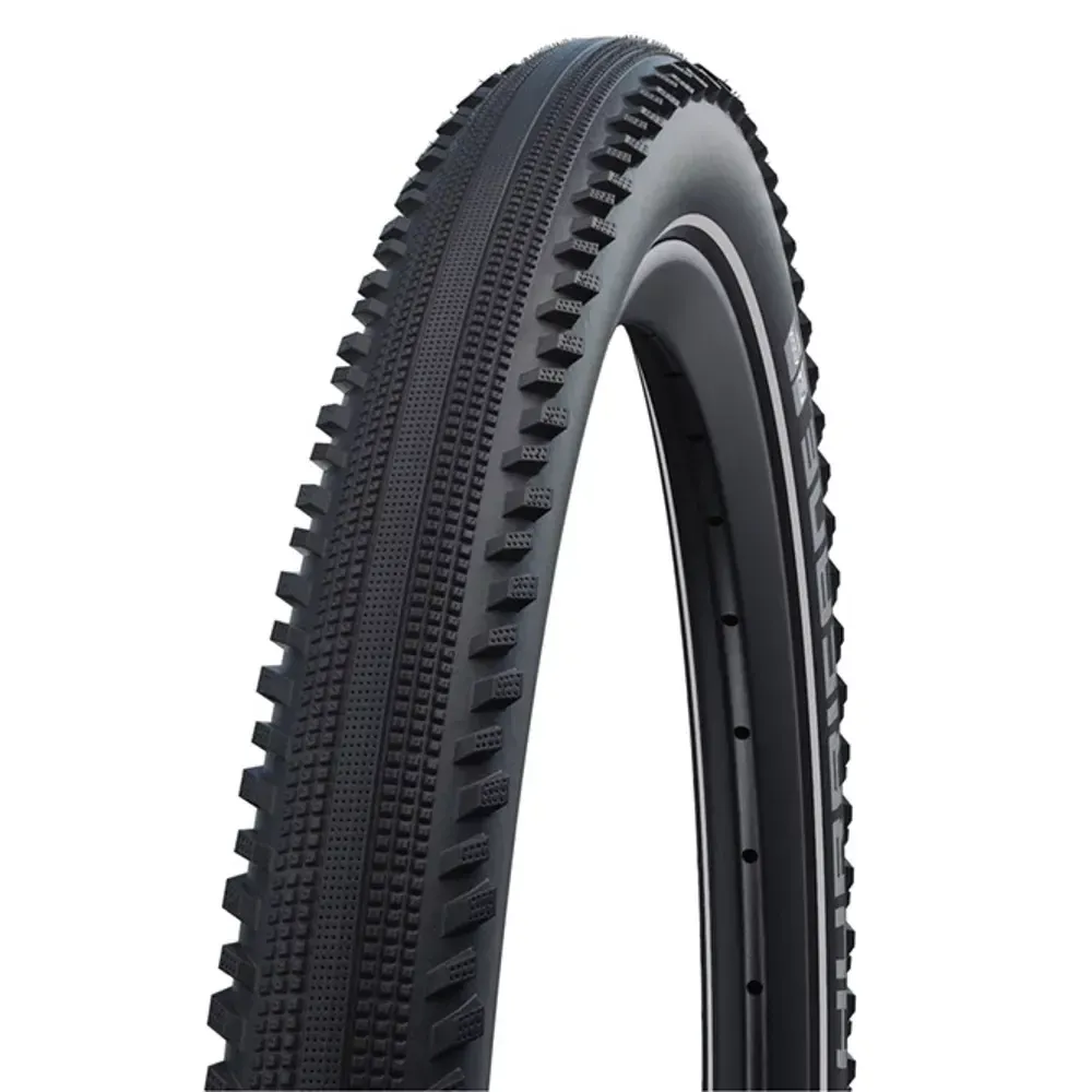 Schwalbe Hurricane Performance Line DD GreenGuard Addix 29x2.0 Tyre Black Reflective - Image 1