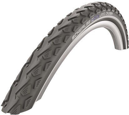 Schwalbe Land Cruiser Plus Wire Tyre PunctureGuard TwinSkin Black Reflective - Thumbnail 2