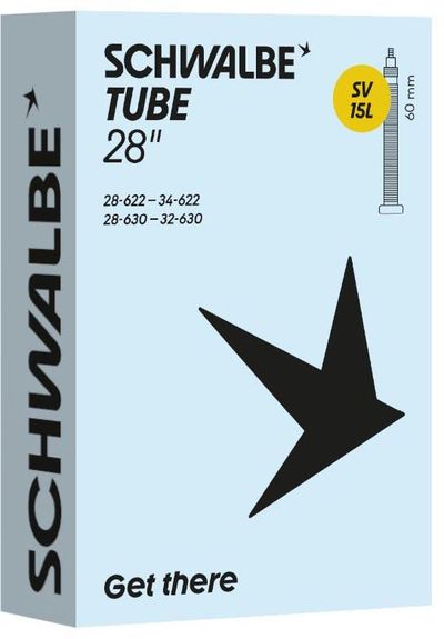 Schwalbe SV16 28"/700C Inner Tube Presta Valve