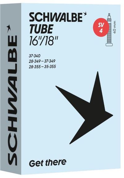 Schwalbe SV4 16/18" Inner Tube Presta Valve