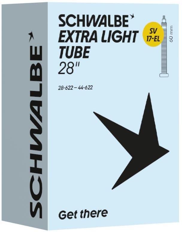 Schwalbe SV17 700c Extra Light Presta Inner Tube - 700c x 28-44mm60mm - Image 1