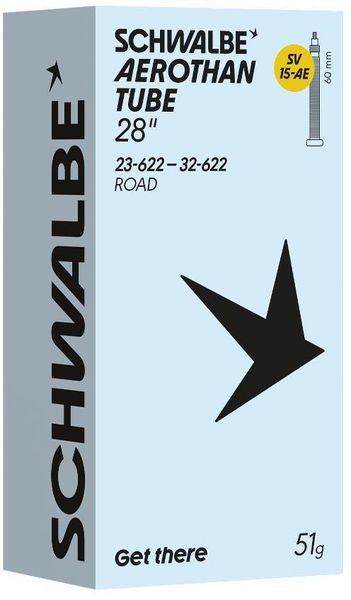 Schwalbe SV15-AE 700c Aerothan Presta Inner Tube - 700c x 23-32mm60mm - Thumbnail 2