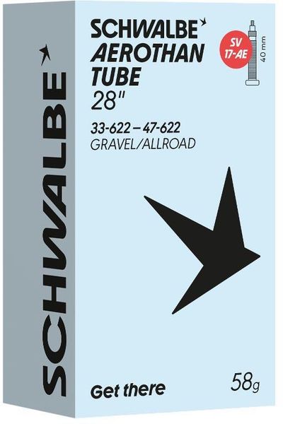 Schwalbe SV17-AE 700c Aerothan Presta Inner Tube - 700c x 33-47mm40mm