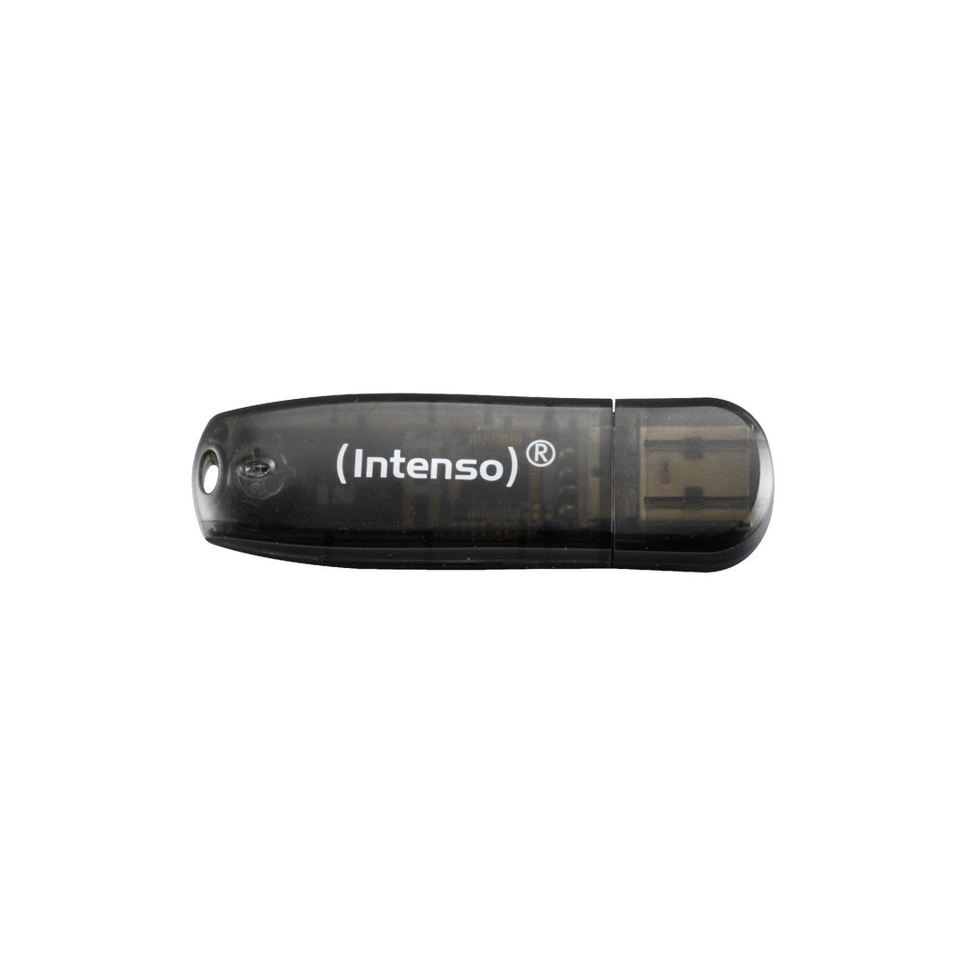 Intenso Rainbow Line USB flash drive 16 GB USB Type-A 2.0 Black - Image 1
