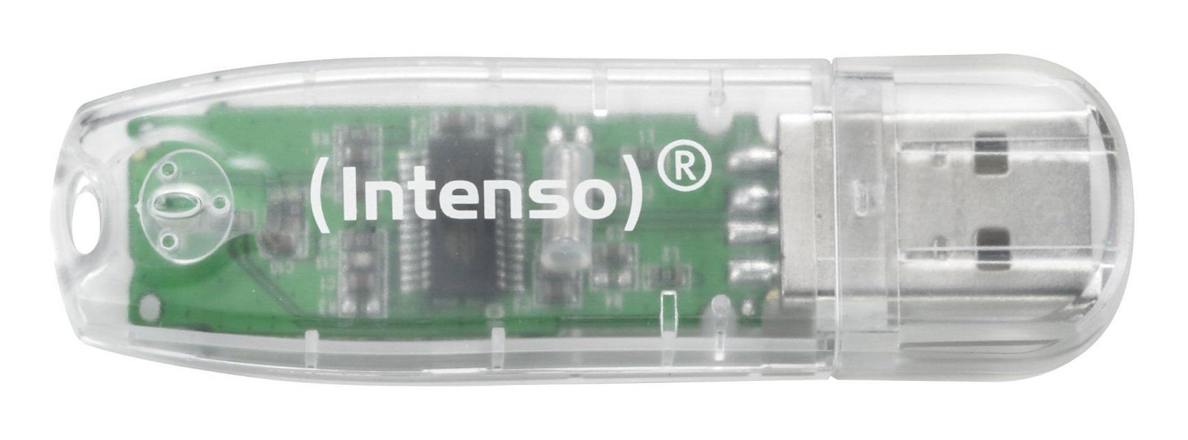 Intenso Rainbow Line USB flash drive 32 GB USB Type-A 2.0 Transparent - Image 1