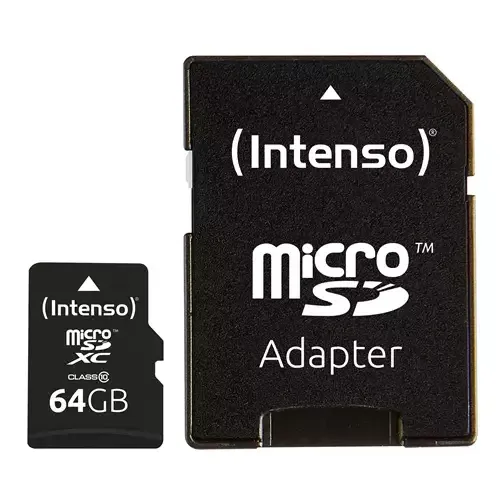 Intenso 64GB MicroSDHC MicroSDXC Class 10 - Image 1