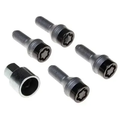 Mcgard Locking Bolt Set (Blk) M12X1.5 26.4Mm 60 Deg Bmw/mercedes/vauxhall/r | 27179Sub | Euro Car Parts