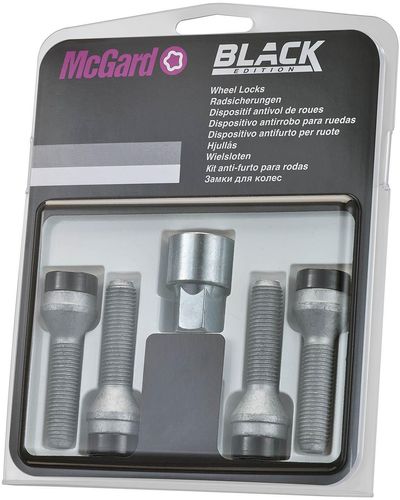 Mcgard Locking Bolt Set (Blk) M14X1.5 40Mm 60 Deg Bmw/ferrari/fiat/ford/mer | 27183Sub | Euro Car Parts - Thumbnail 2