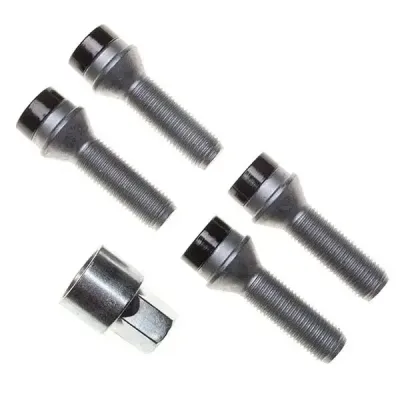 Mcgard Locking Bolt Set (Blk) M14X1.5 40Mm 60 Deg Bmw/ferrari/fiat/ford/mer | 27183Sub | Euro Car Parts