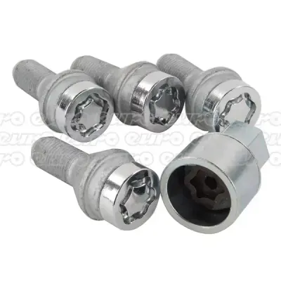Mcgard Locking Bolt Set (Blk) M12X1.25 24.1Mm 60 Deg Alfair Conditioneritroen/fiat/peug | 27216Sub | Euro Car Parts