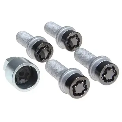 Mcgard Locking Bolt Set (Blk) M14X1.25 28.2Mm 60 Deg Bmw/mini | 27226Sub | Euro Car Parts