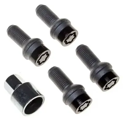 Mcgard Locking Bolt Set (Blk) M14X1.5 26.7Mm R13 Ford/mercedes/renault/saab/v | 28018Sub | Euro Car Parts