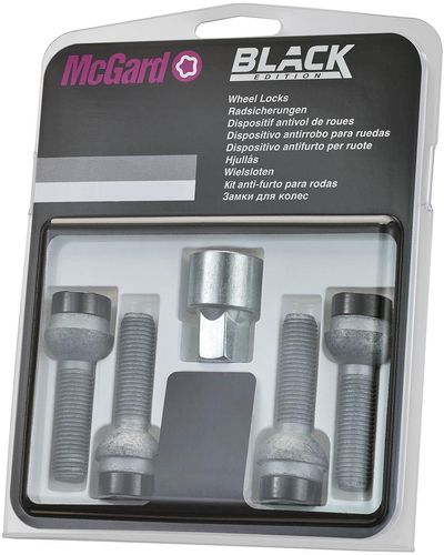 Mcgard Locking Bolt Set (Blk) M14X1.5 41Mm R12 Ford/mercedes/seat/volkswage | 28025Sub | Euro Car Parts - Thumbnail 2