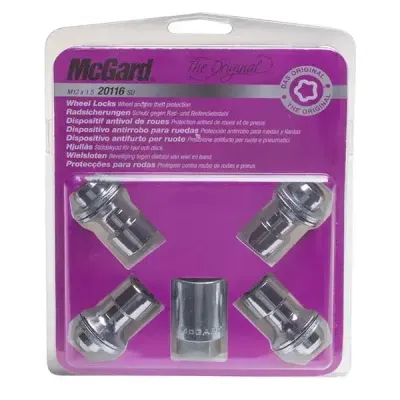 Mcgard Locking Nut Set M12X1.5 Flat Jaguar X-Type/s-Type | 20116Su | Euro Car Parts