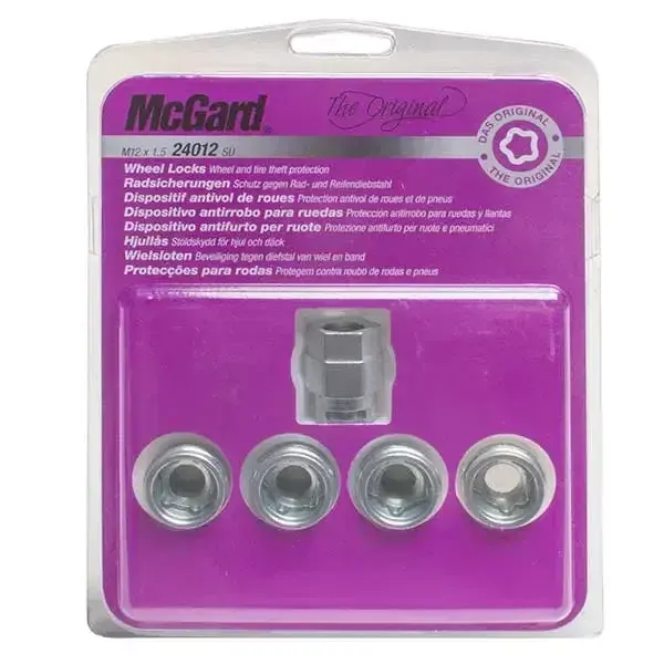 Mcgard Locking Nut Set M12X1.5 60 Deg Open Ford/honda/rover/saab/toyota | 24012Su | Euro Car Parts - Image 1
