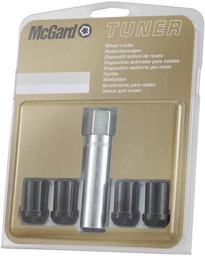 Mcgard Locking Nut Set (Tuner) M12X1.25 31.5Mm 60 Deg Black (21Mm Hex) | 25354Su | Euro Car Parts - Thumbnail 2