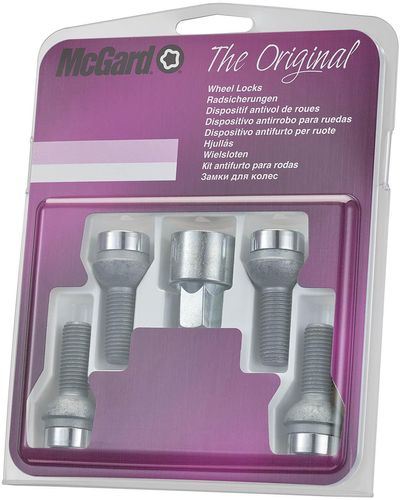 Mcgard Locking Bolt Set M12X1.5 24.1Mm R12 Audi/mercedes/porsche/vag/smart | 28028Su | Euro Car Parts - Thumbnail 2