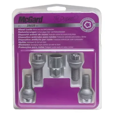 Mcgard Locking Bolt Set M12X1.5 24.1Mm R12 Audi/mercedes/porsche/vag/smart | 28028Su | Euro Car Parts