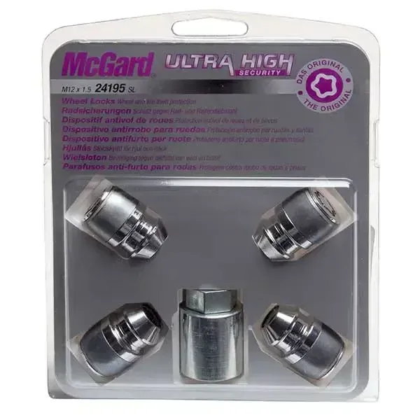 Mcgard Locking Nut Set (Uhs) M12X1.5 60 Deg Citroen/mazda/mitsubishi/toyota | 24195Sl | Euro Car Parts - Image 1