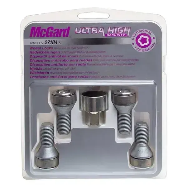 Mcgard Locking Bolt Set (Uhs) M14X1.5 25Mm 60 Deg Alfa/audi/bmw/mercedes/po | 27184Sl | Euro Car Parts - Image 1