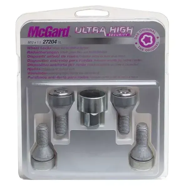 Mcgard Locking Bolt Set (Uhs) M12X1.5 24Mm 60 Deg Bmw/mercedes/vauxhall/renau | 27204Sl | Euro Car Parts - Image 1