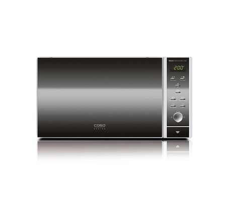 CASO Ceramic Chef MCG 25 Combination Microwave - Black & Silver, Silver/Grey,Black