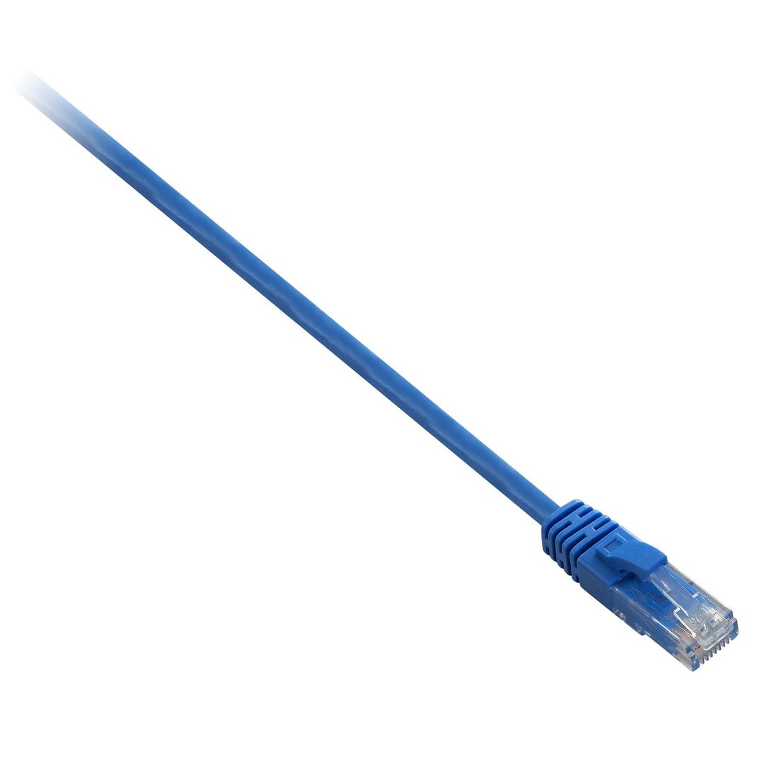 V7 CAT6 UTP Network Cable 1 (RJ45m/m) blue 1m - Image 1