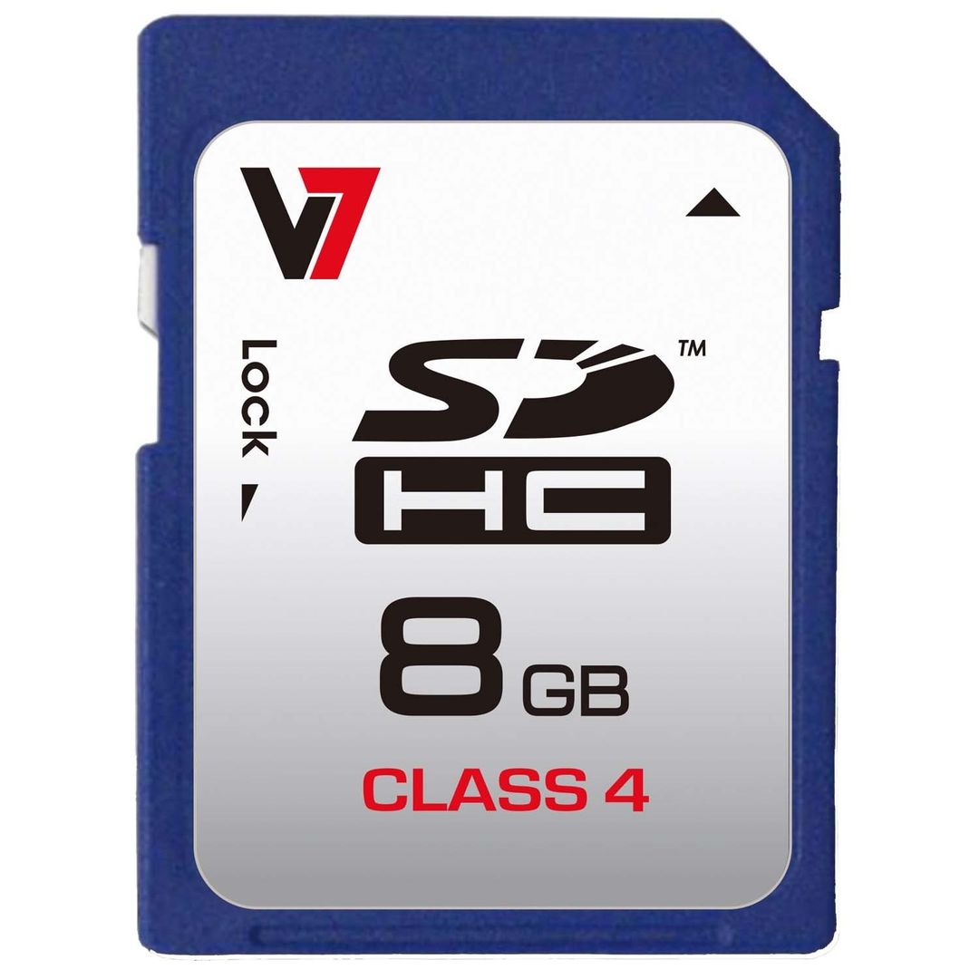 V7 SDHC Memory Card 8GB Class 4 - Image 1