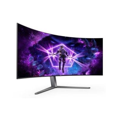 AOC AGON PRO AG456UCZD computer monitor 113 cm (44.5") 3440 x 1440 pixels Wide Quad HD OLED Black, Grey