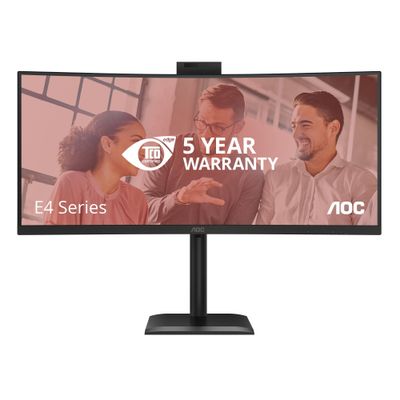AOC E4 CU34E4CW 34" UltraWide Quad HD Monitor