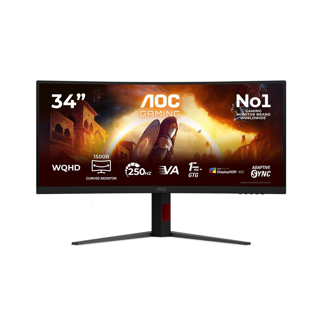 AOC 34 VA MONITOR SPK CURVED CU34G4ZCA - Image 1