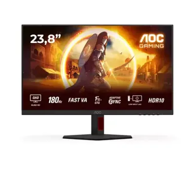AOC G4 Q24G4RE computer monitor 60.5 cm (23.8") 2560 x 1440 pixels Quad HD LED Black Red
