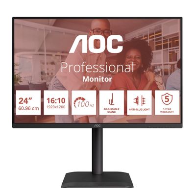 AOC E4 X24E4U computer monitor 61 cm (24") 1920 x 1200 pixels Ful
