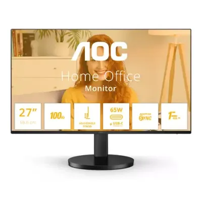 AOC B3 Q27B3CF2 computer monitor 68.6 cm (27") 2560 x 1440 pixels Quad HD Black - Thumbnail 2