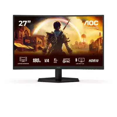 AOC G4 C27G42E computer monitor 68.6 cm (27") 1920 x 1080 pixels Full HD LED Black, Red - Thumbnail 2