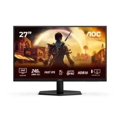 AOC G4 Q27G42ZE computer monitor 68.6 cm (27") 2560 x 1440 pixels Quad HD LCD Black, Red - Thumbnail 2