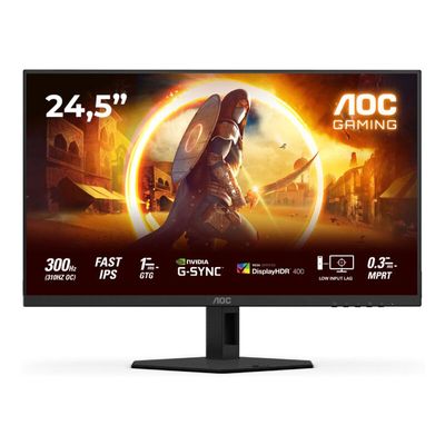 AOC G4 25G4SRE computer monitor 62.2 cm (24.5") 1920 x 1080 pixels Full HD LED Black Red - Thumbnail 2